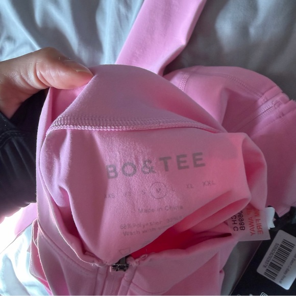 Oh Polly Baby Pink Zip Up Jacket and Flare Legging Set - Picture 6 of 6